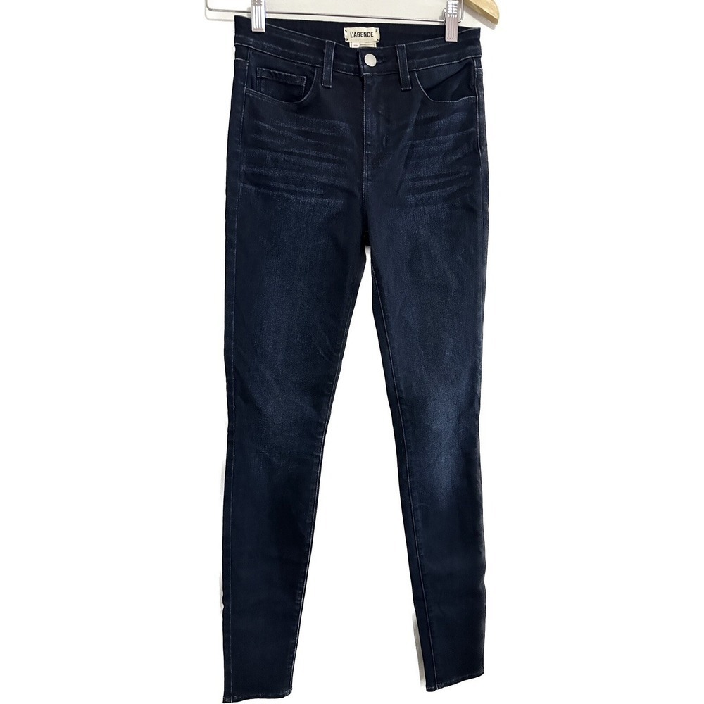 L'AGENCE Jeans Women's Size 25 Marguerite New Lapis Mid Rise Skinny Made In USA
